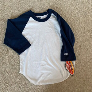 New with tags 3/4 Rawlings baseball t-shirt